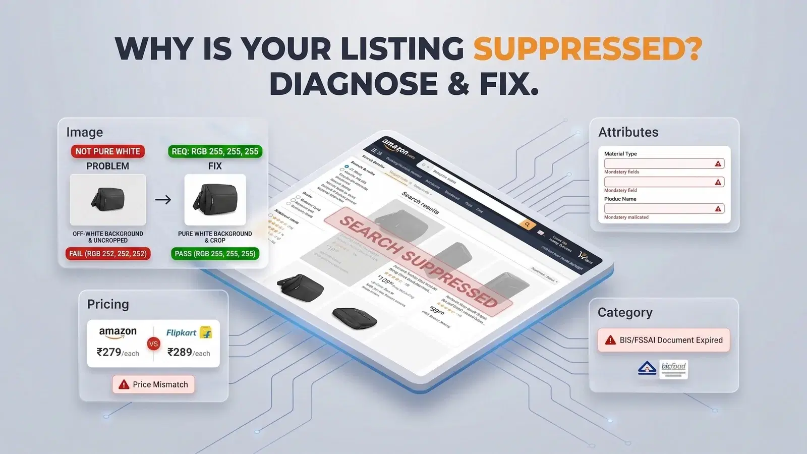 Why Is Your Amazon Search Suppressed? Causes & Fixes Every India Seller Must Know
