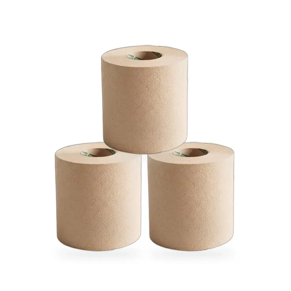 Biogreen bamboo toilet paper, three rolls