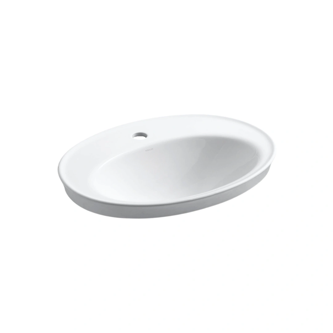 Kohler oval basin, plain product photo before